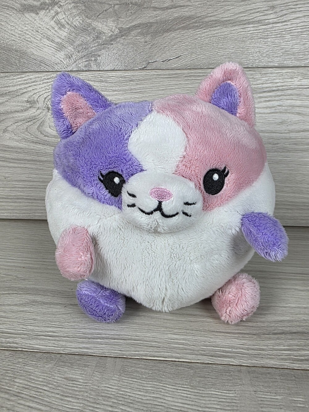 Squishable Pastel Plush Cat 7" Kawaii Agent Amber Whimsical Round SU8